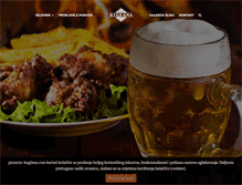 Tablet Screenshot of pizzeria-kuglana.com